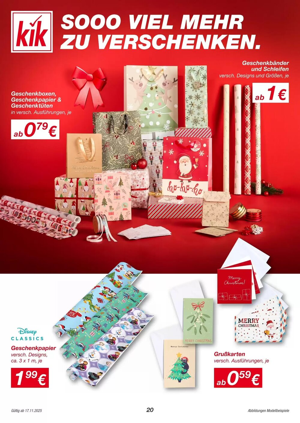 KiK Prospekt (ab 14.11.2025) zum Blättern - Seite 20