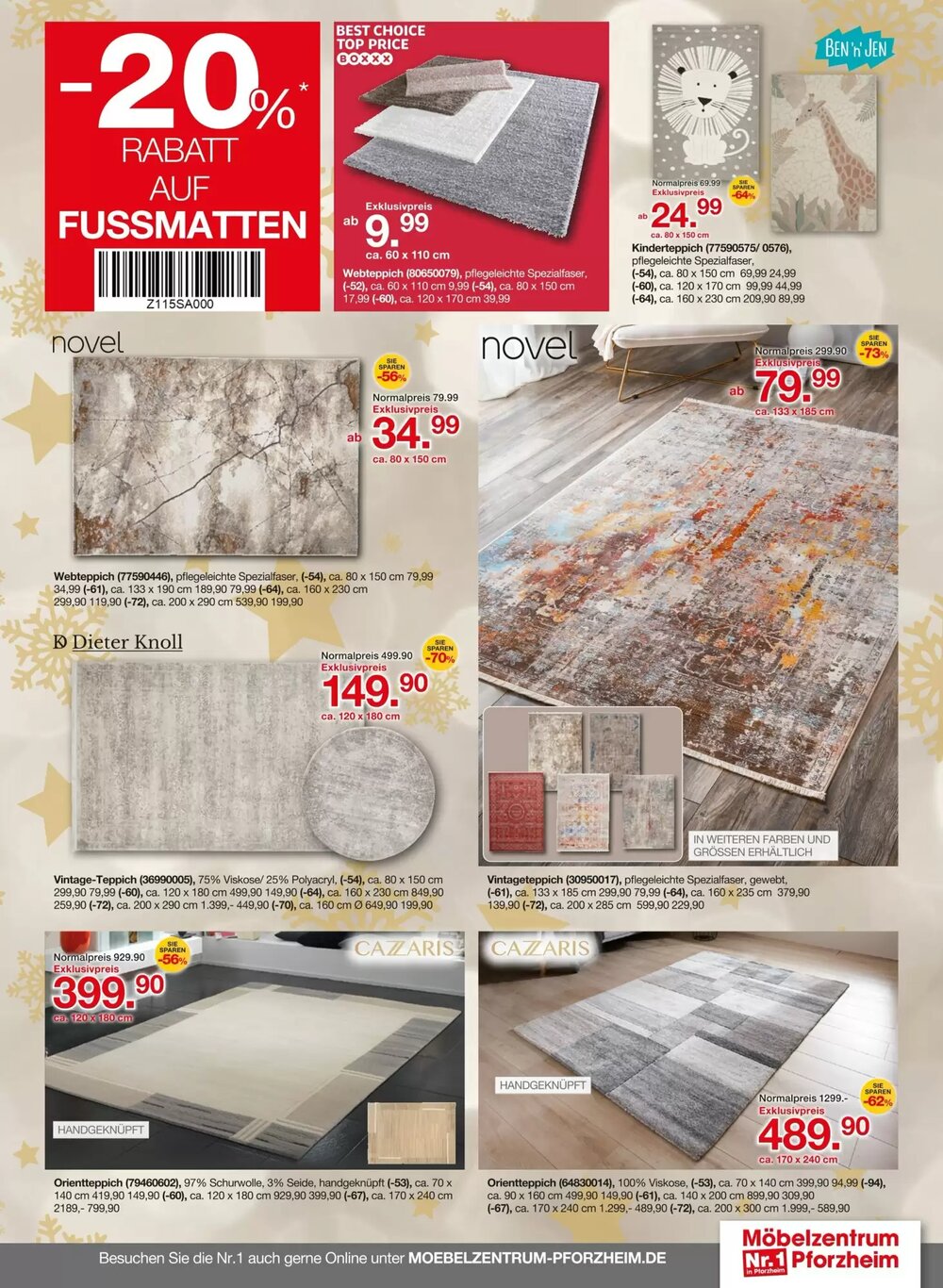 Möbelzentrum Pforzheim Prospekt (ab 15.11.2025) zum Blättern - Seite 13