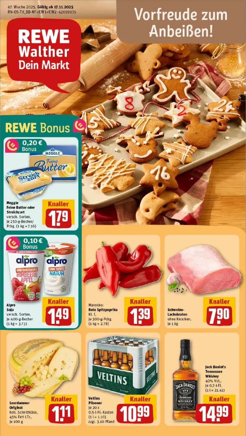 REWE Prospekt (ab 16.11.2025) zum Blättern - Seite 1