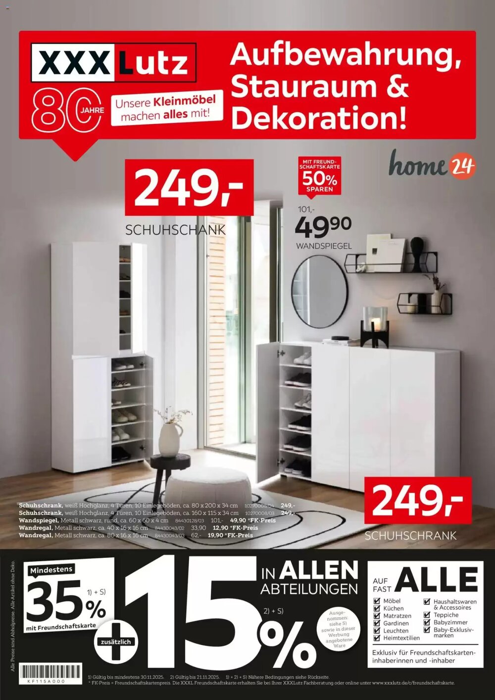 XXXLutz Prospekt (ab 16.11.2025) zum Blättern - Seite 1