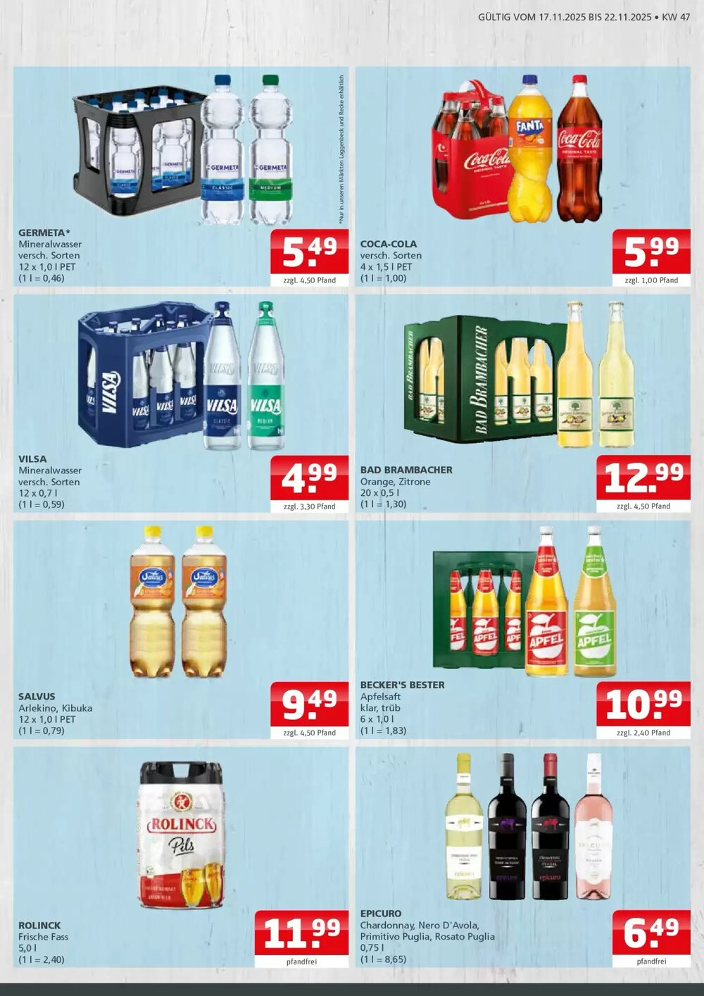 Ellerkamp Getränke Prospekt (ab 16.11.2025) zum Blättern - Seite 3