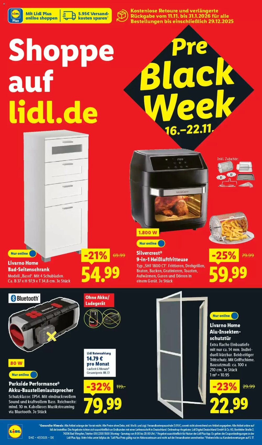 Lidl Prospekt (ab 17.11.2025) zum Blättern - Seite 50