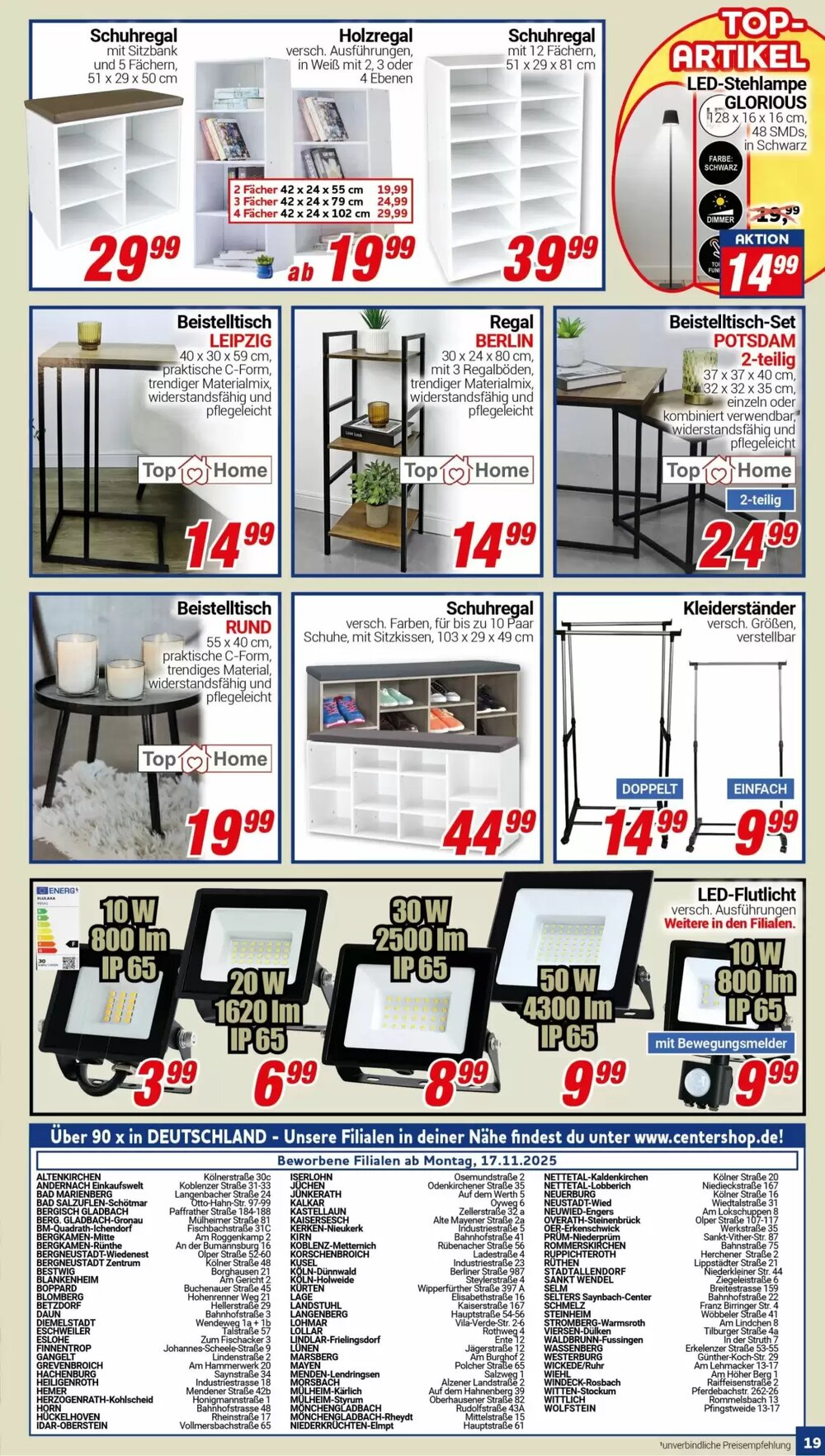 CENTERSHOP Prospekt (ab 17.11.2025) zum Blättern - Seite 19