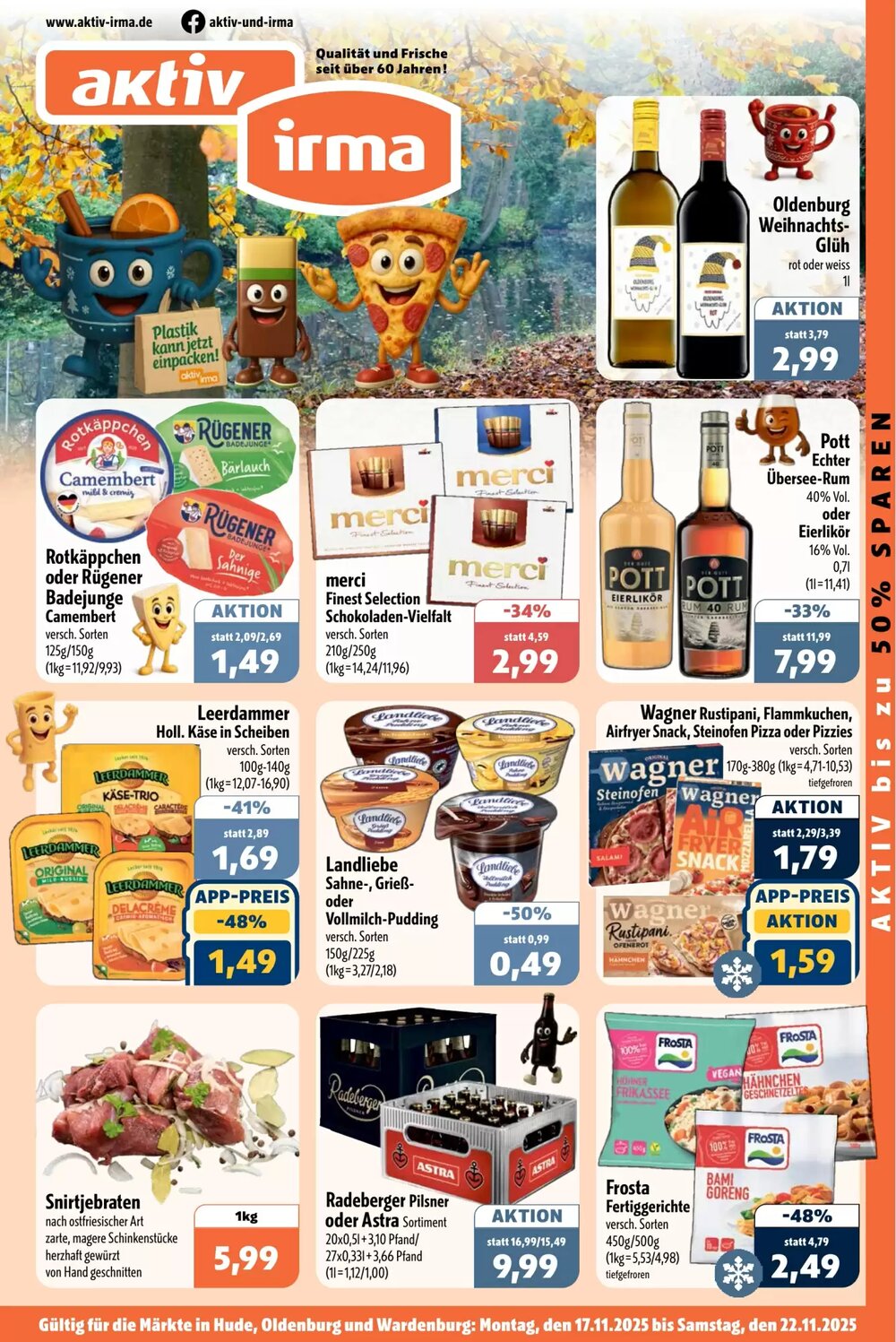 Aktiv Irma Prospekt (ab 17.11.2025) zum Blättern - Seite 1