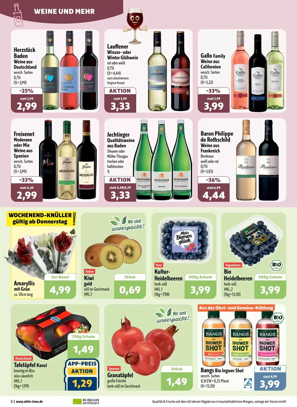 Aktiv Irma Prospekt (ab 17.11.2025) zum Blättern - Seite 2