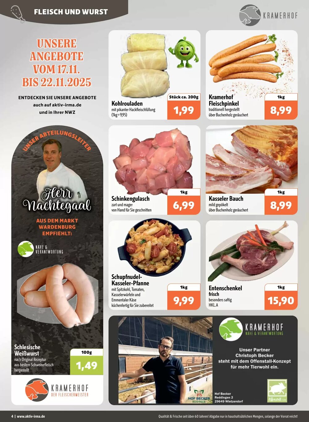 Aktiv Irma Prospekt (ab 17.11.2025) zum Blättern - Seite 4