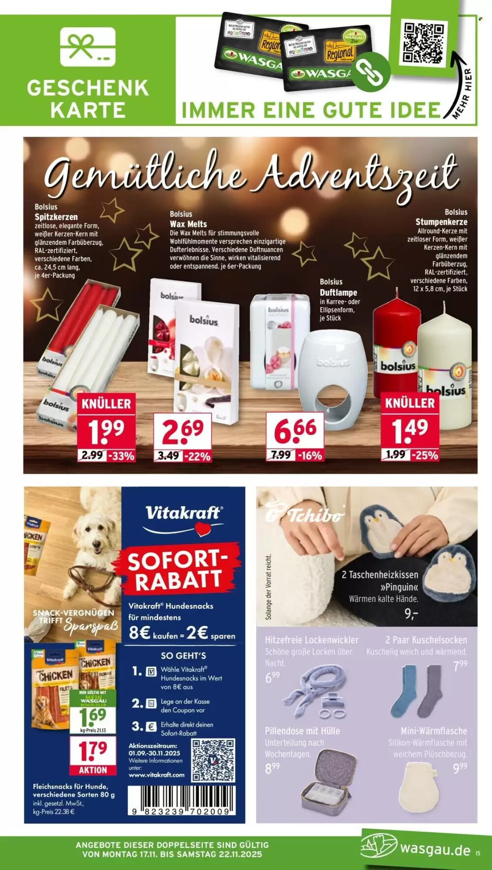 Wasgau Prospekt (ab 17.11.2025) zum Blättern - Seite 15