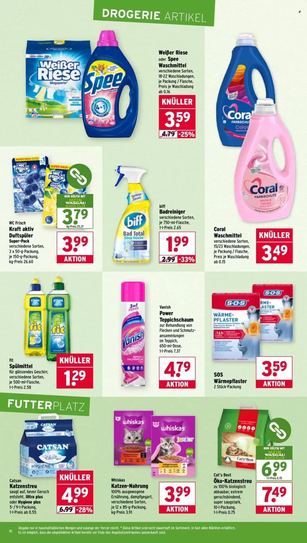 Wasgau Prospekt (ab 17.11.2025) zum Blättern - Seite 16