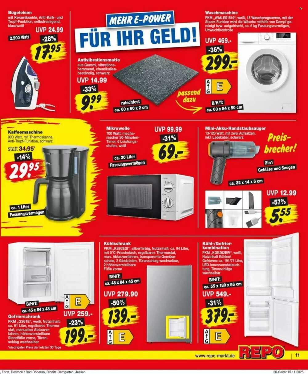 Repo Markt Prospekt (ab 17.11.2025) zum Blättern - Seite 11