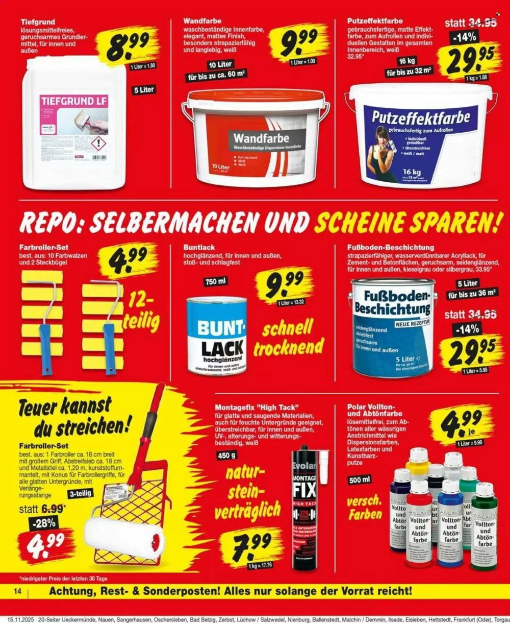 Repo Markt Prospekt (ab 17.11.2025) zum Blättern - Seite 14