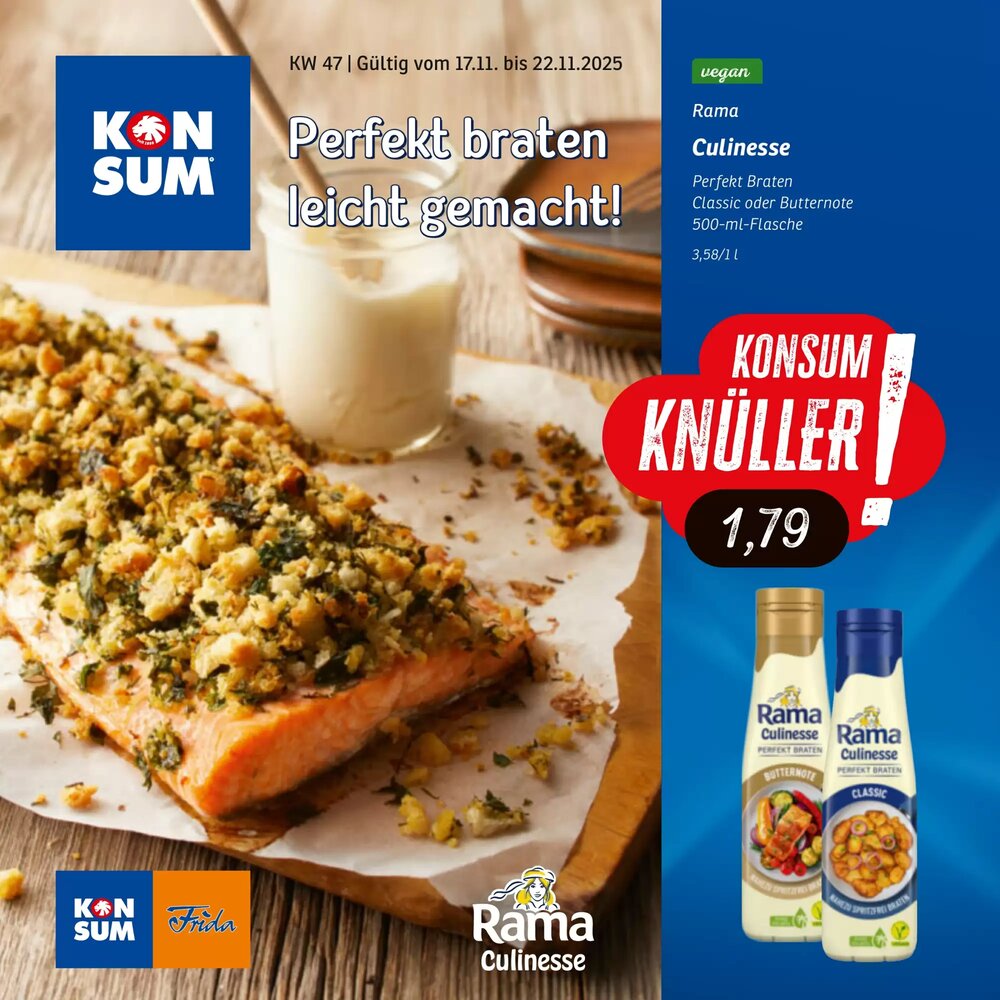 KONSUM Prospekt (ab 17.11.2025) zum Blättern - Seite 1