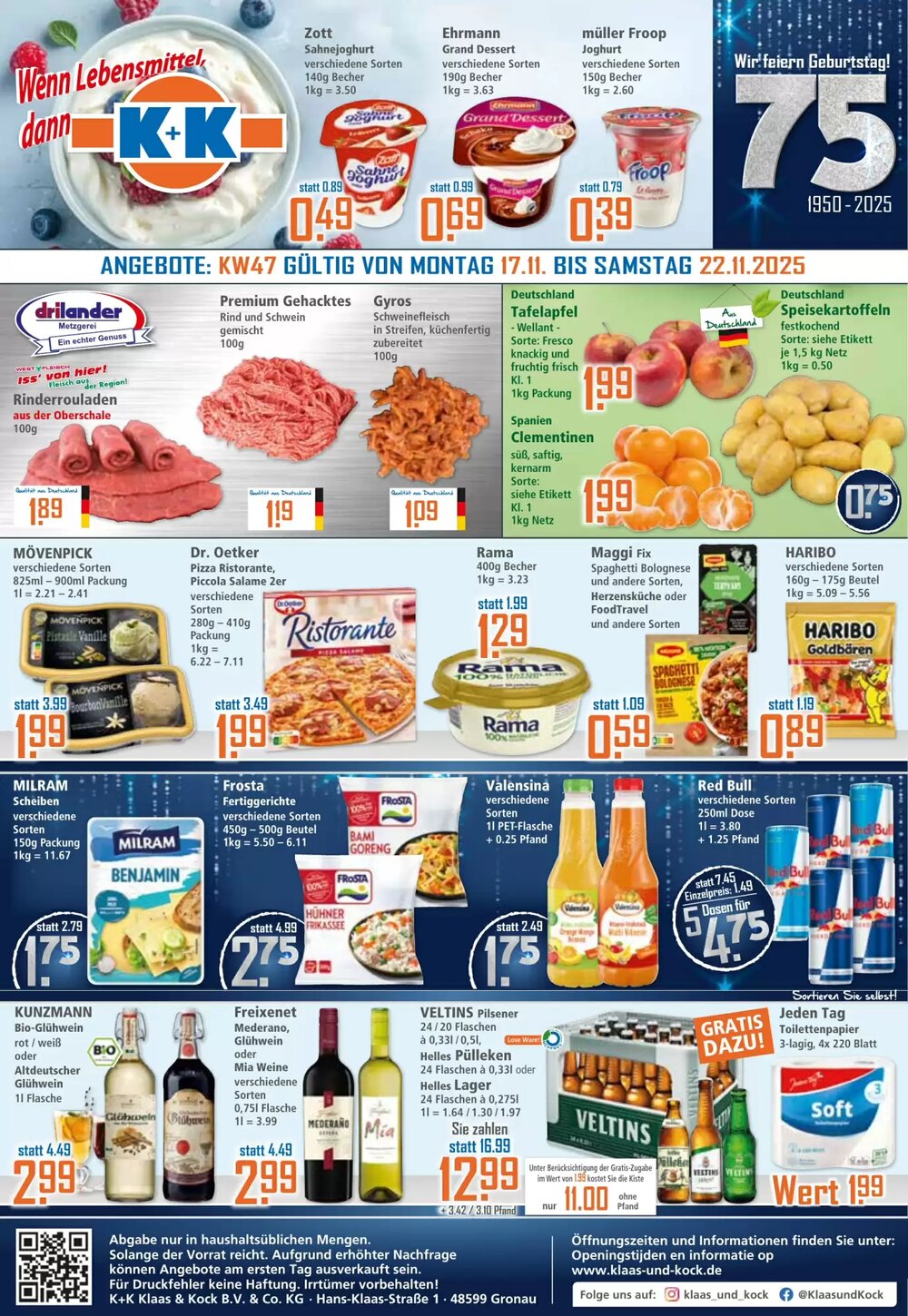 Klaas und Kock Prospekt (ab 17.11.2025) zum Blättern - Seite 1