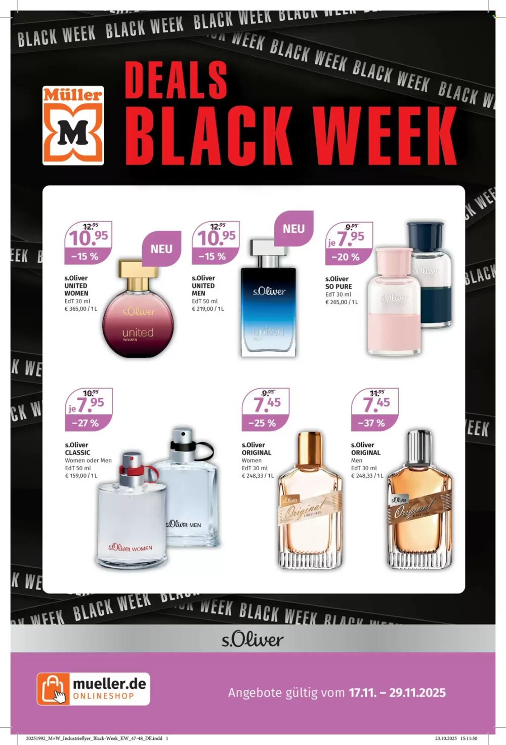 Müller Prospekt (ab 17.11.2025) zum Blättern - Seite 1