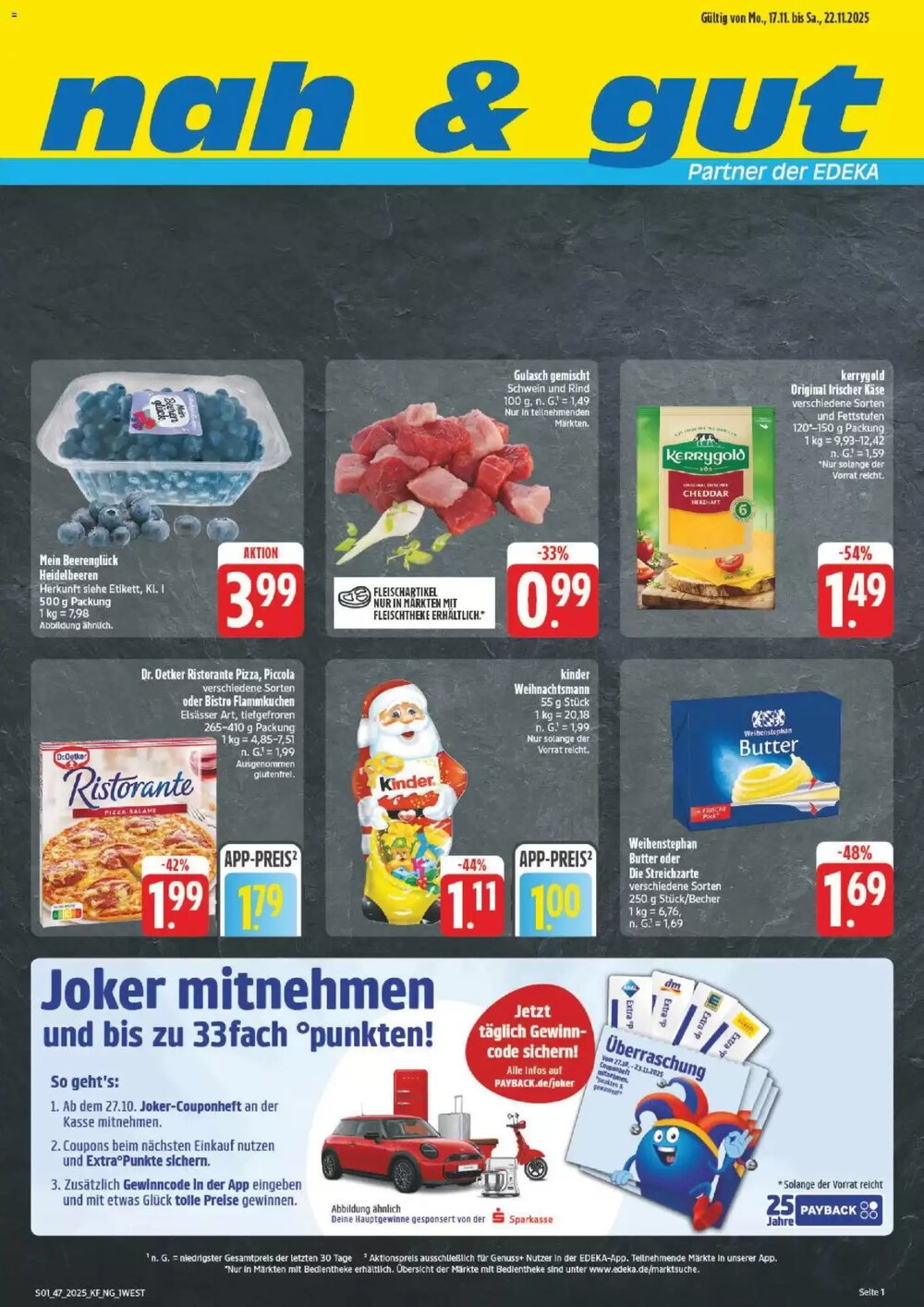 nah & gut Prospekt (ab 17.11.2025) zum Blättern - Seite 1