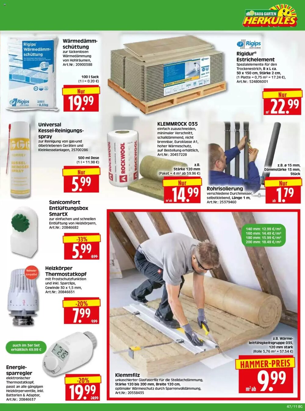 Herkules Baumarkt Prospekt (ab 17.11.2025) zum Blättern - Seite 11