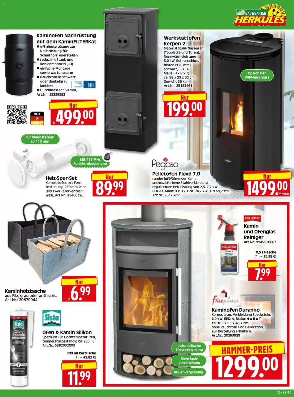 Herkules Baumarkt Prospekt (ab 17.11.2025) zum Blättern - Seite 13