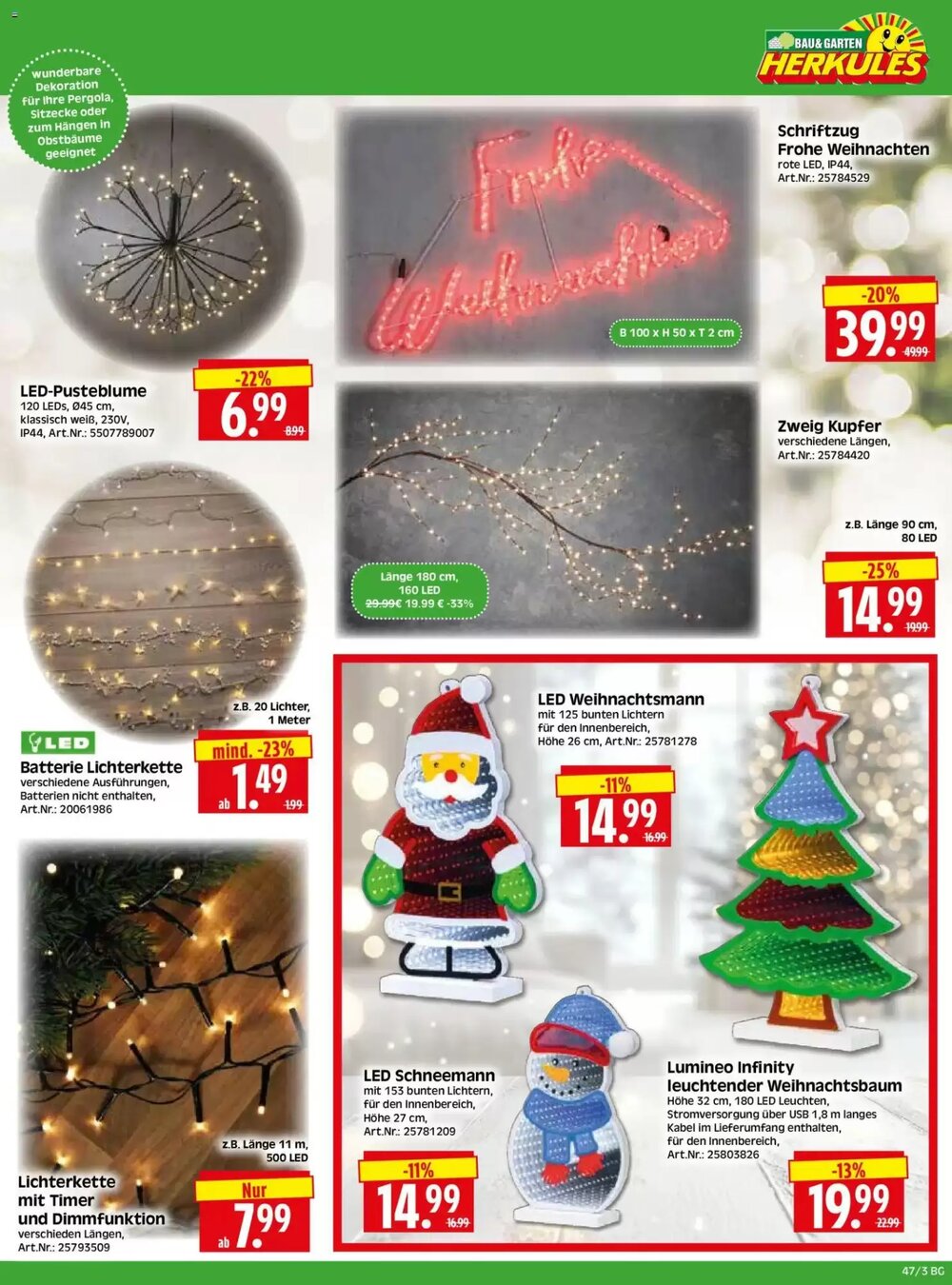 Herkules Baumarkt Prospekt (ab 17.11.2025) zum Blättern - Seite 3