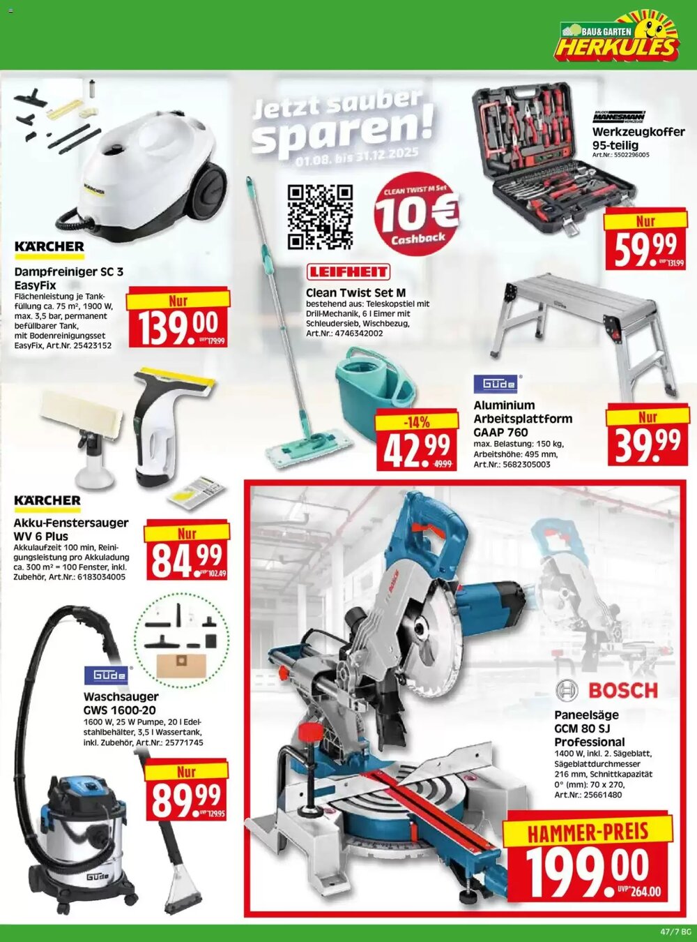 Herkules Baumarkt Prospekt (ab 17.11.2025) zum Blättern - Seite 7