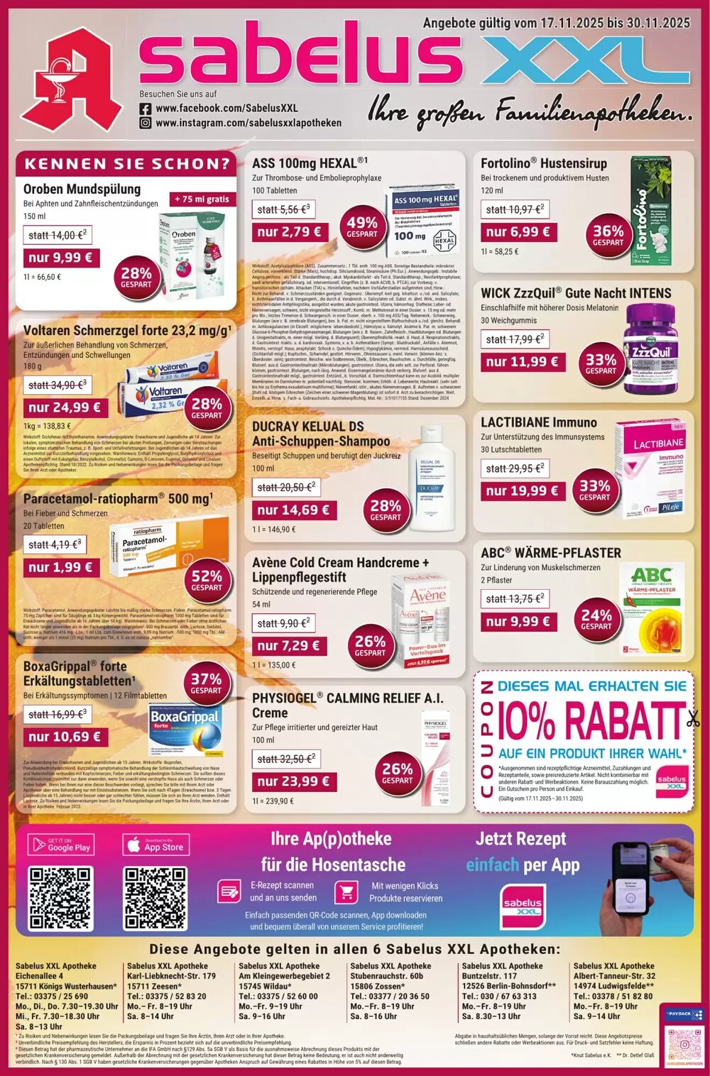 Sabelus XXL Prospekt (ab 17.11.2025) zum Blättern - Seite 1