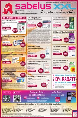 Sabelus XXL Prospekt (ab 17.11.2025) zum Blättern