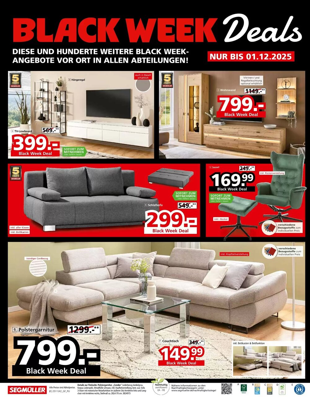 Segmüller Prospekt (ab 19.11.2025) zum Blättern - Seite 2