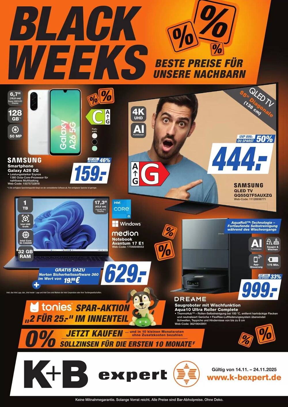 K+B Expert Prospekt (ab 19.11.2025) zum Blättern - Seite 1