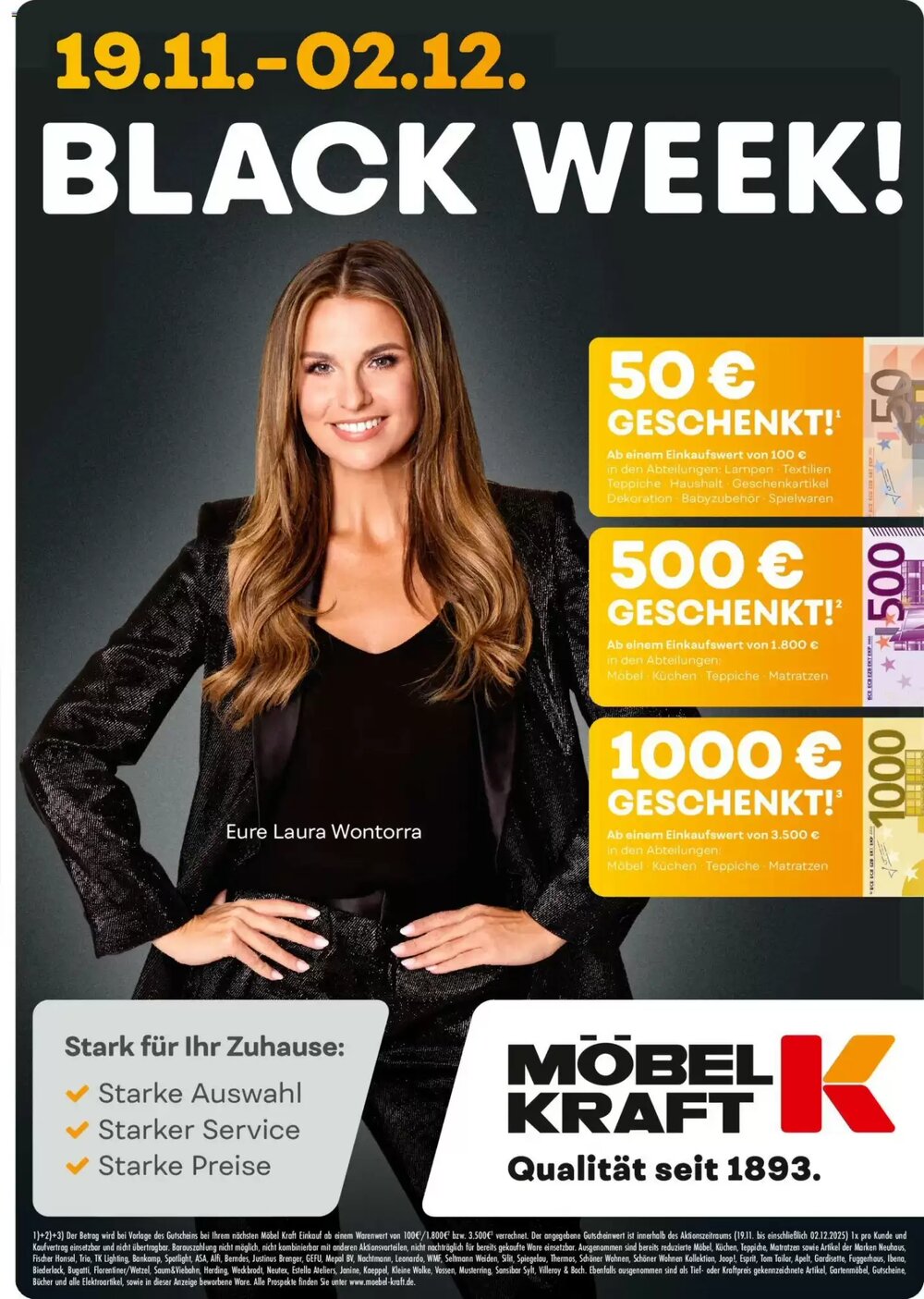 Möbel Kraft Prospekt (ab 19.11.2025) zum Blättern - Seite 1