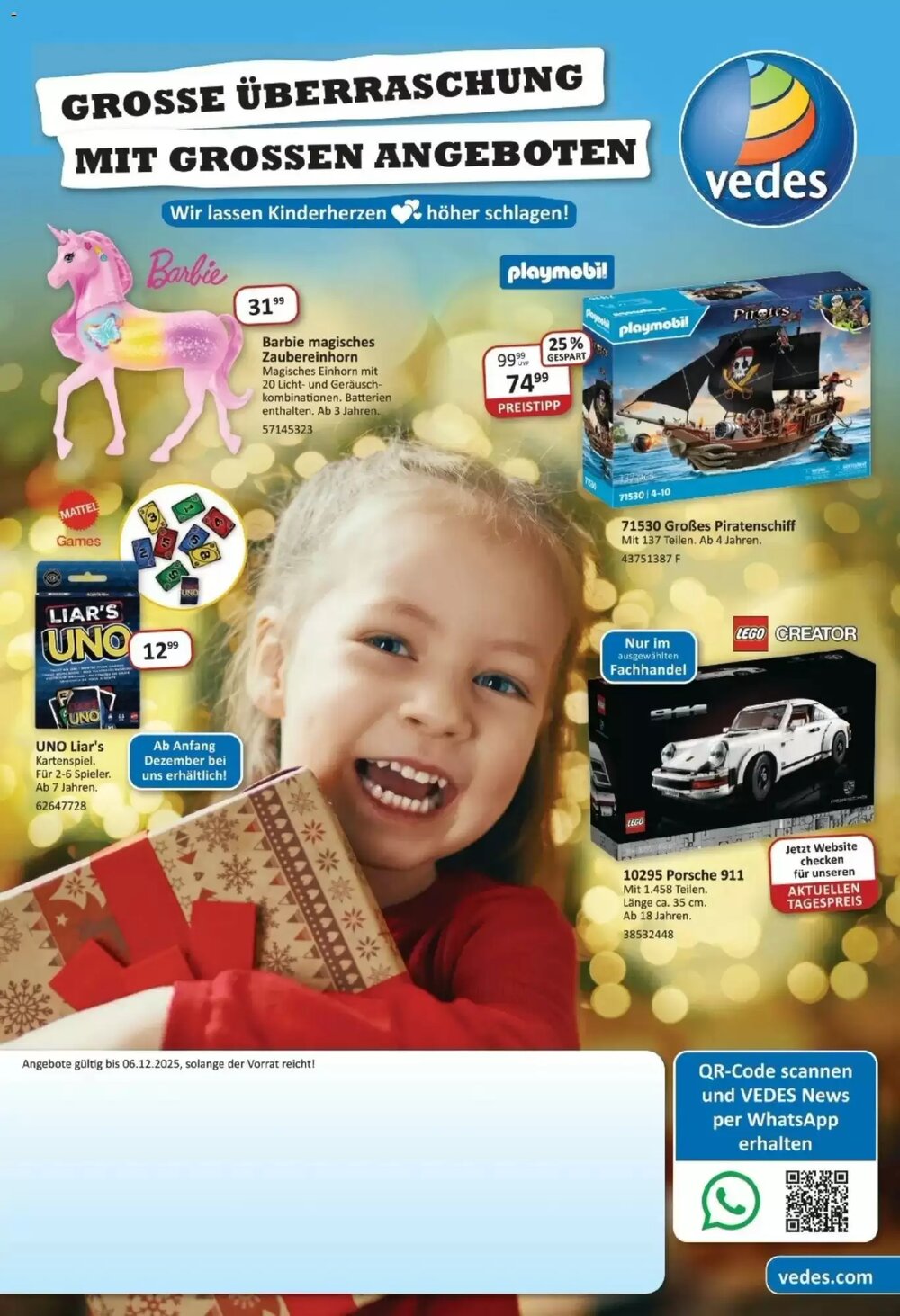 Vedes Prospekt (ab 19.11.2025) zum Blättern - Seite 1