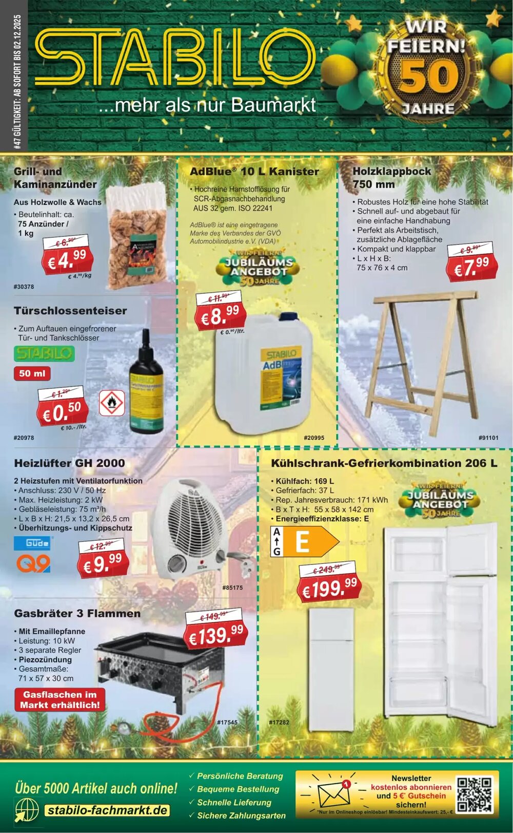 Stabilo Fachmarkt Prospekt (ab 19.11.2025) zum Blättern - Seite 1