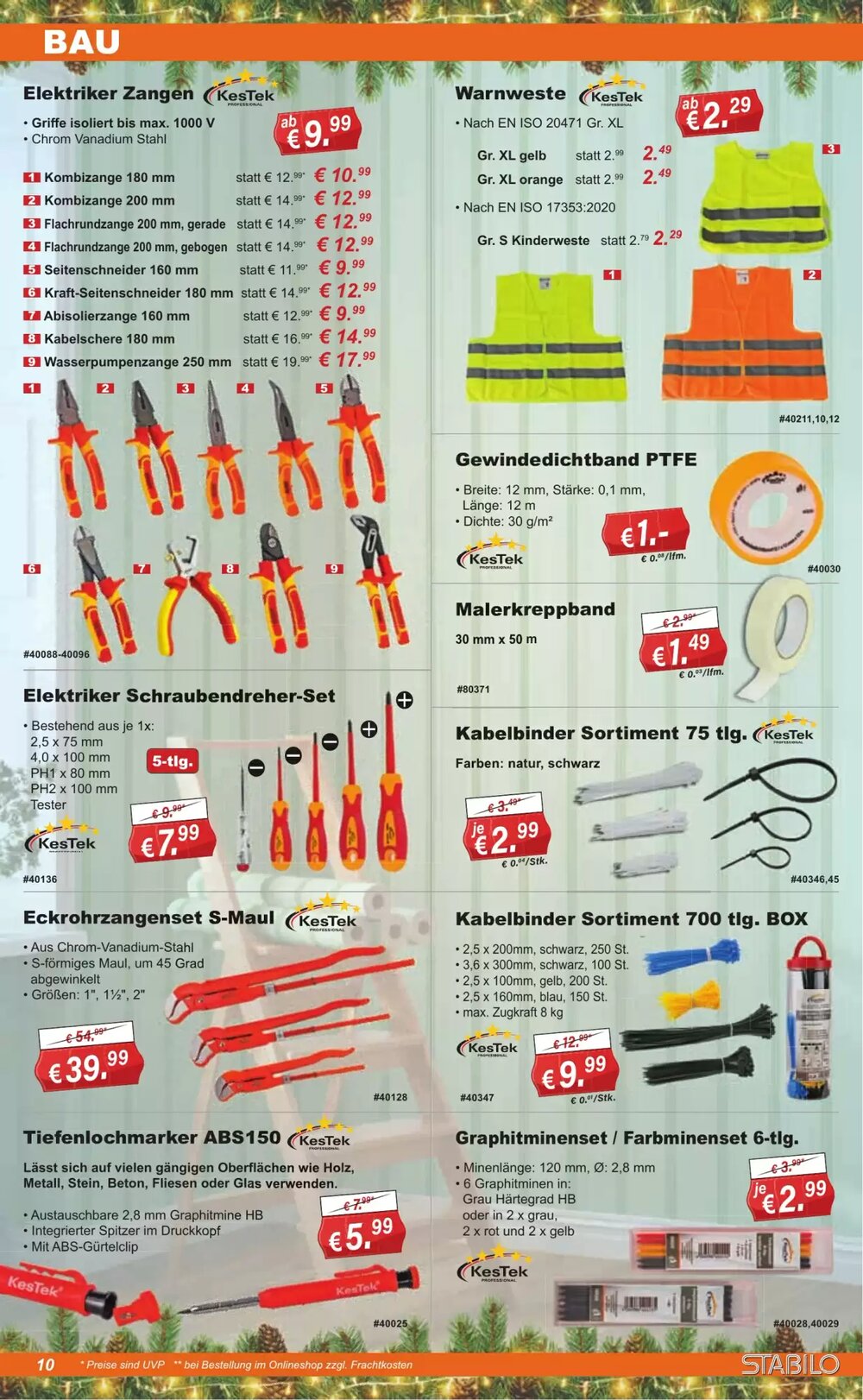 Stabilo Fachmarkt Prospekt (ab 19.11.2025) zum Blättern - Seite 10