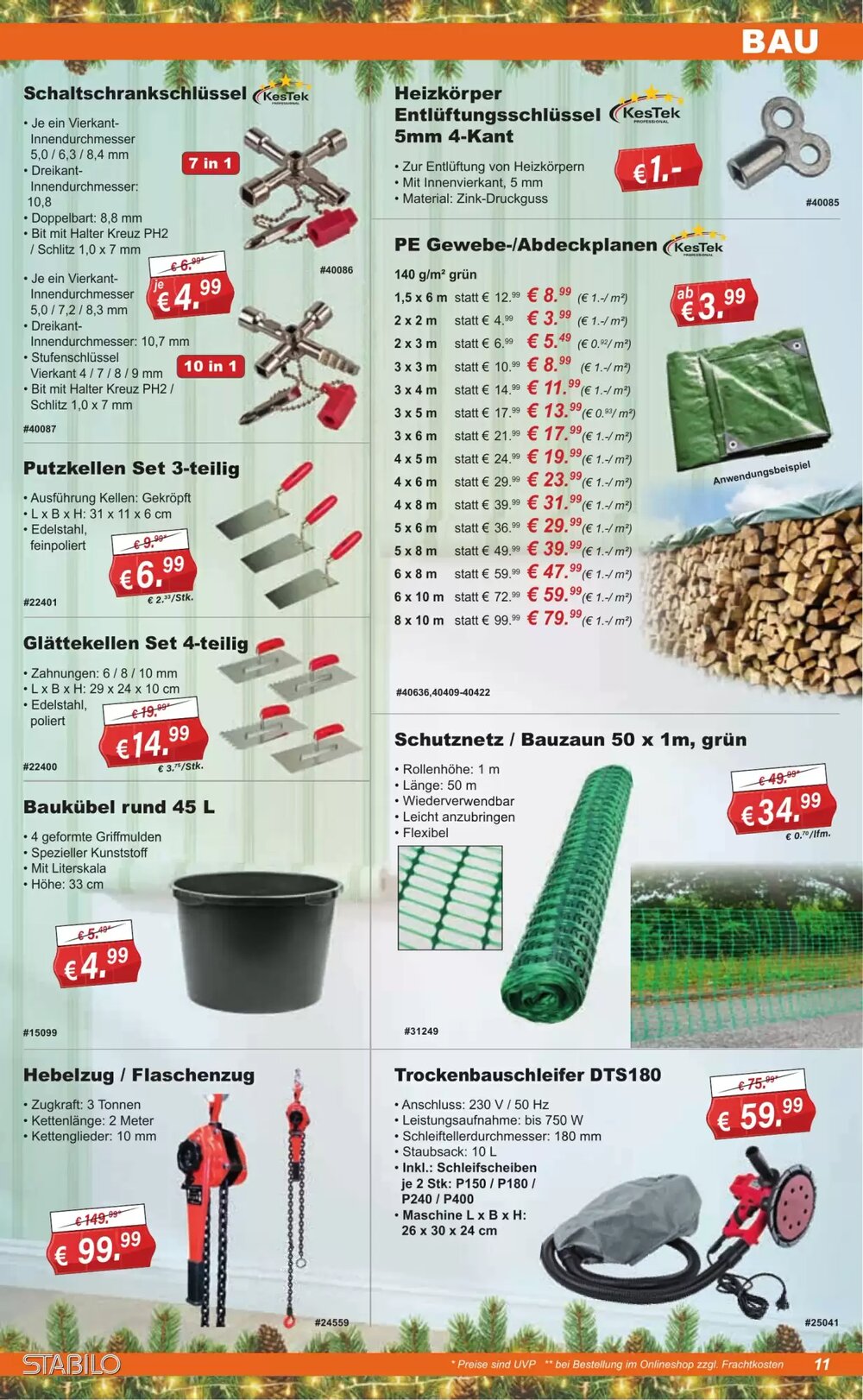 Stabilo Fachmarkt Prospekt (ab 19.11.2025) zum Blättern - Seite 11