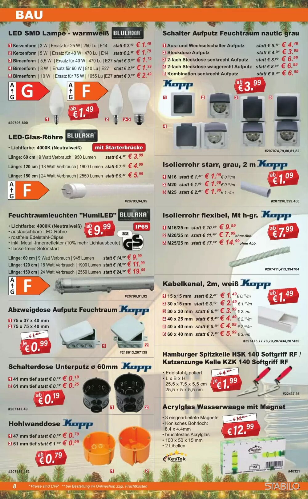 Stabilo Fachmarkt Prospekt (ab 19.11.2025) zum Blättern - Seite 8