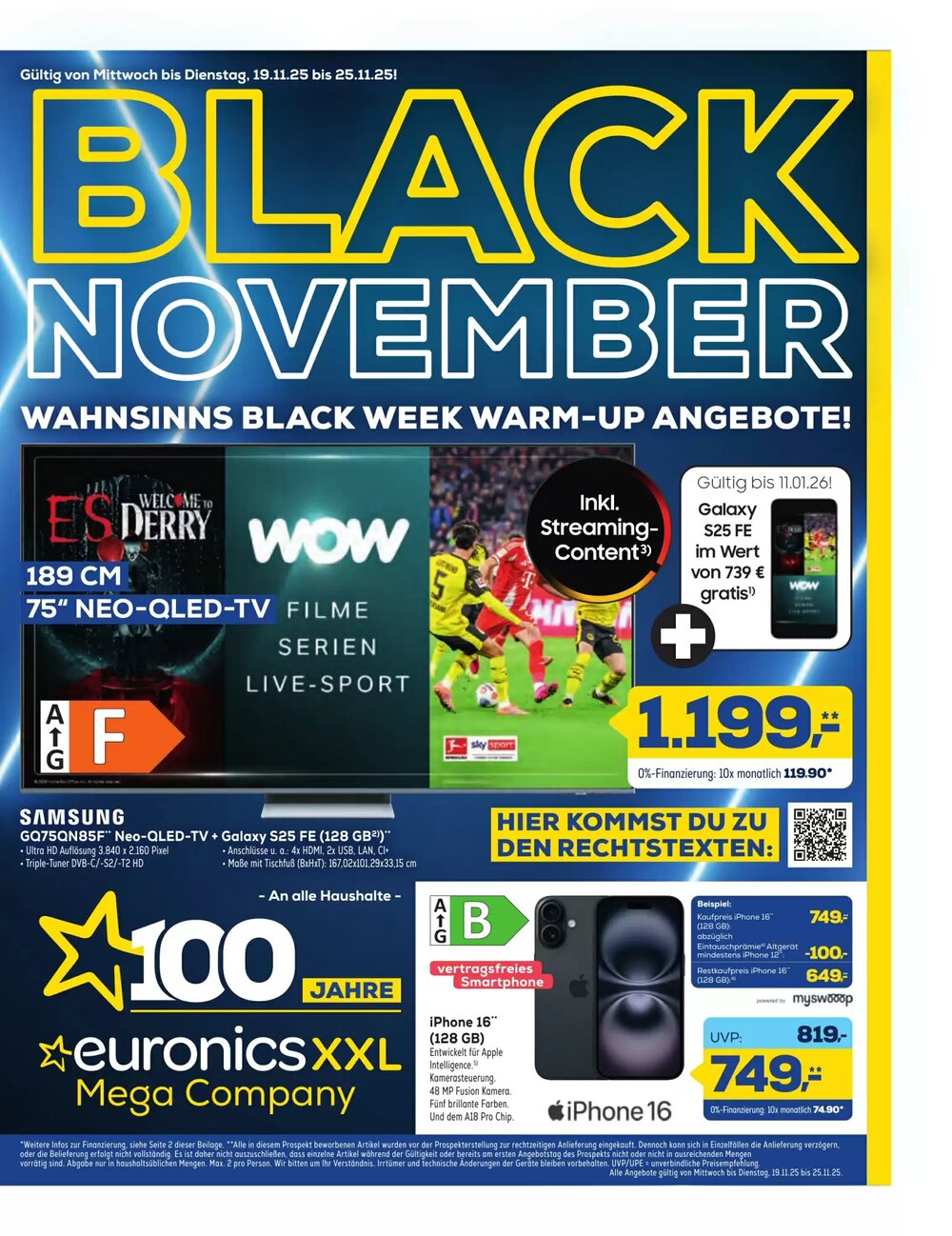 Euronics Prospekt (ab 19.11.2025) zum Blättern - Seite 1