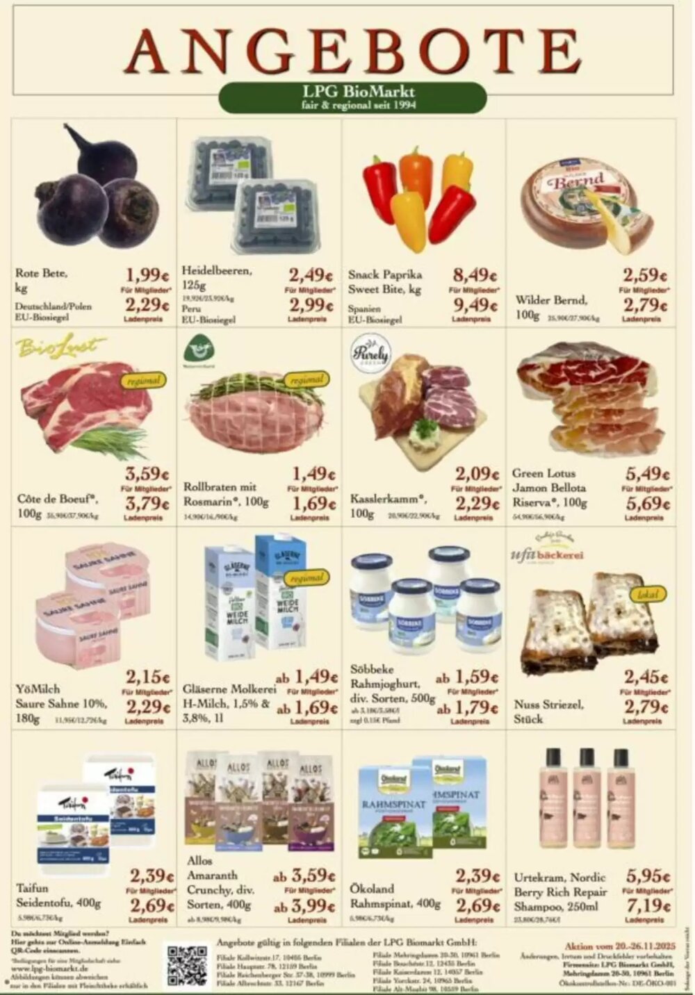 LPG Biomarkt Prospekt (ab 20.11.2025) zum Blättern - Seite 2