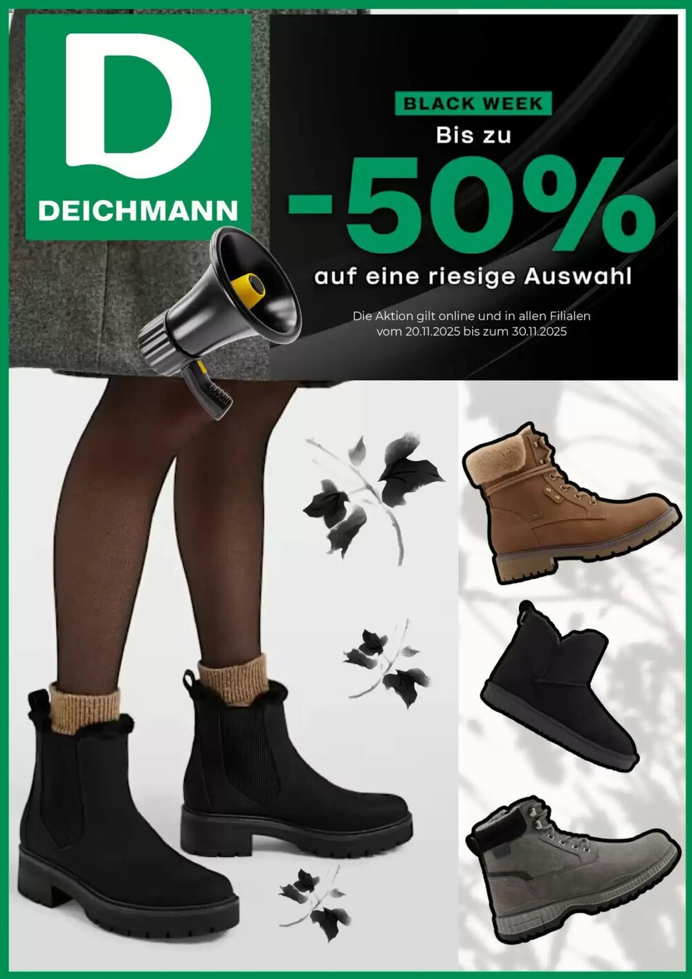 Deichmann Prospekt (ab 20.11.2025) zum Blättern - Seite 1