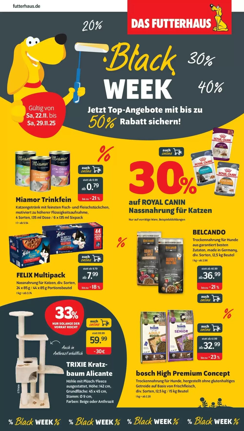 Das Futterhaus Prospekt (ab 21.11.2025) zum Blättern - Seite 1