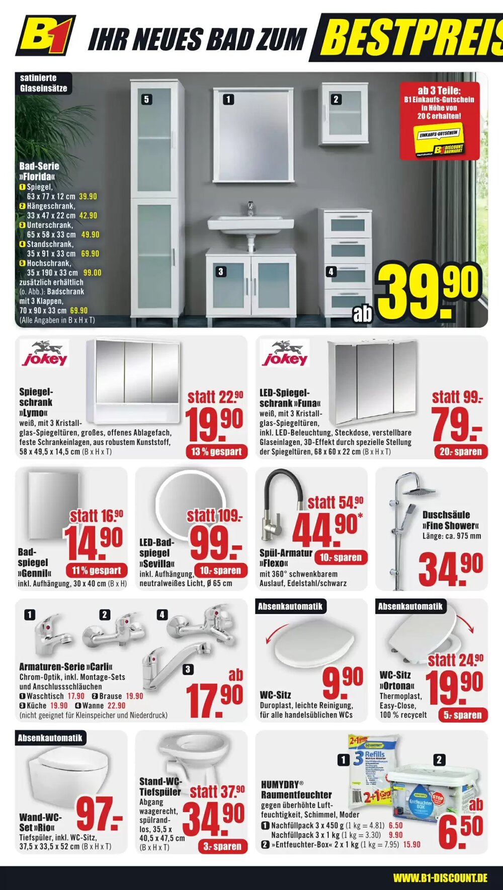 B1 Discount Baumarkt Prospekt (ab 22.11.2025) zum Blättern - Seite 2