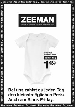 Zeeman Prospekt (ab 22.11.2025) zum Blättern