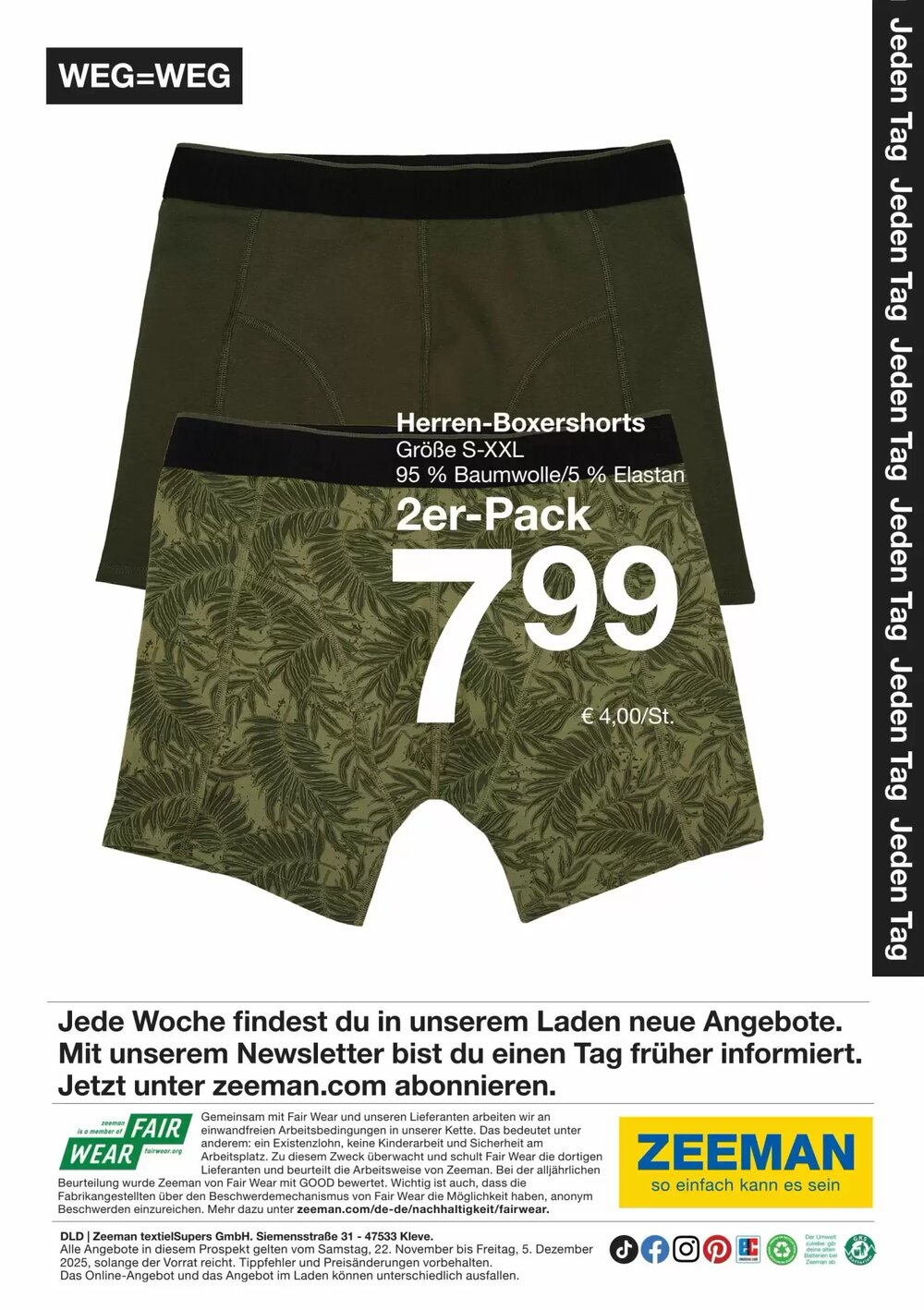 Zeeman Prospekt (ab 22.11.2025) zum Blättern - Seite 23