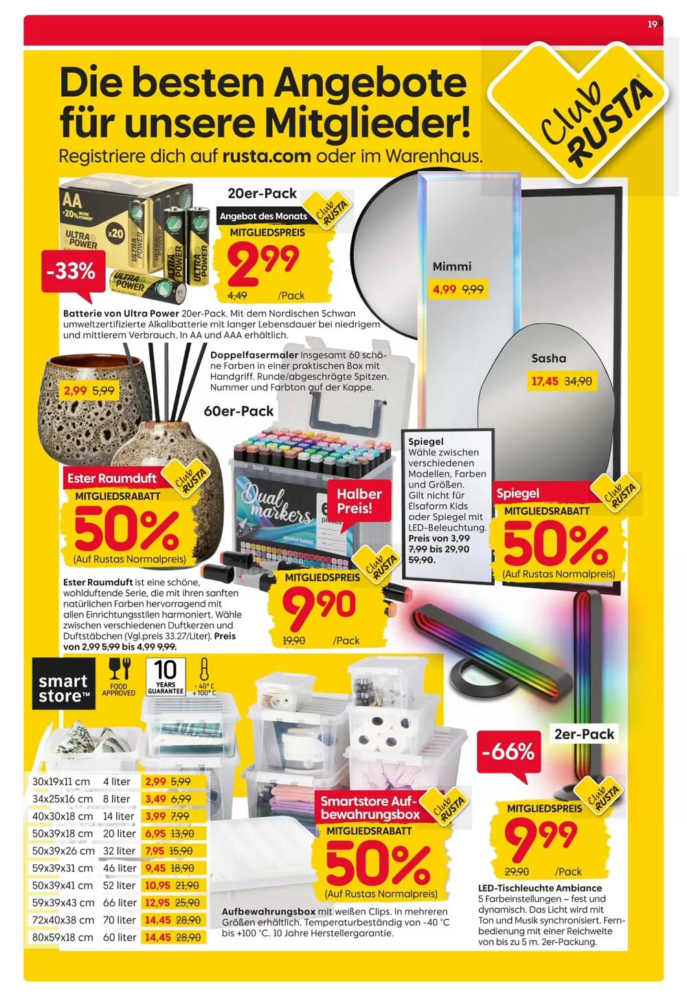 Rusta Prospekt (ab 22.11.2025) zum Blättern - Seite 19