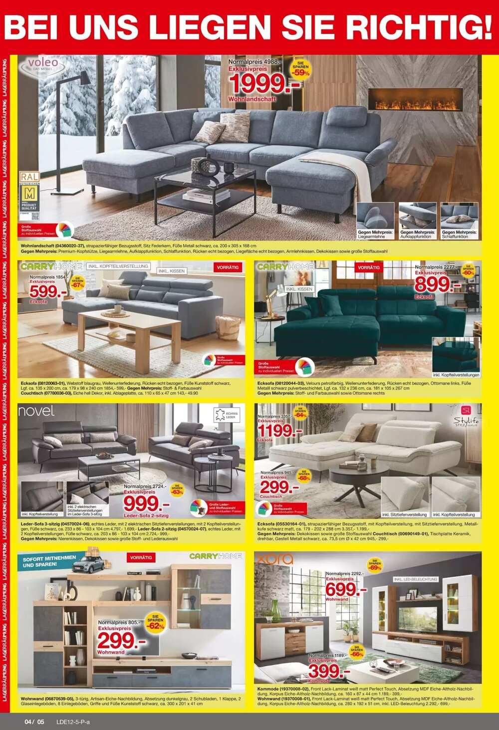 Möbelzentrum Pforzheim Prospekt (ab 22.11.2025) zum Blättern - Seite 4