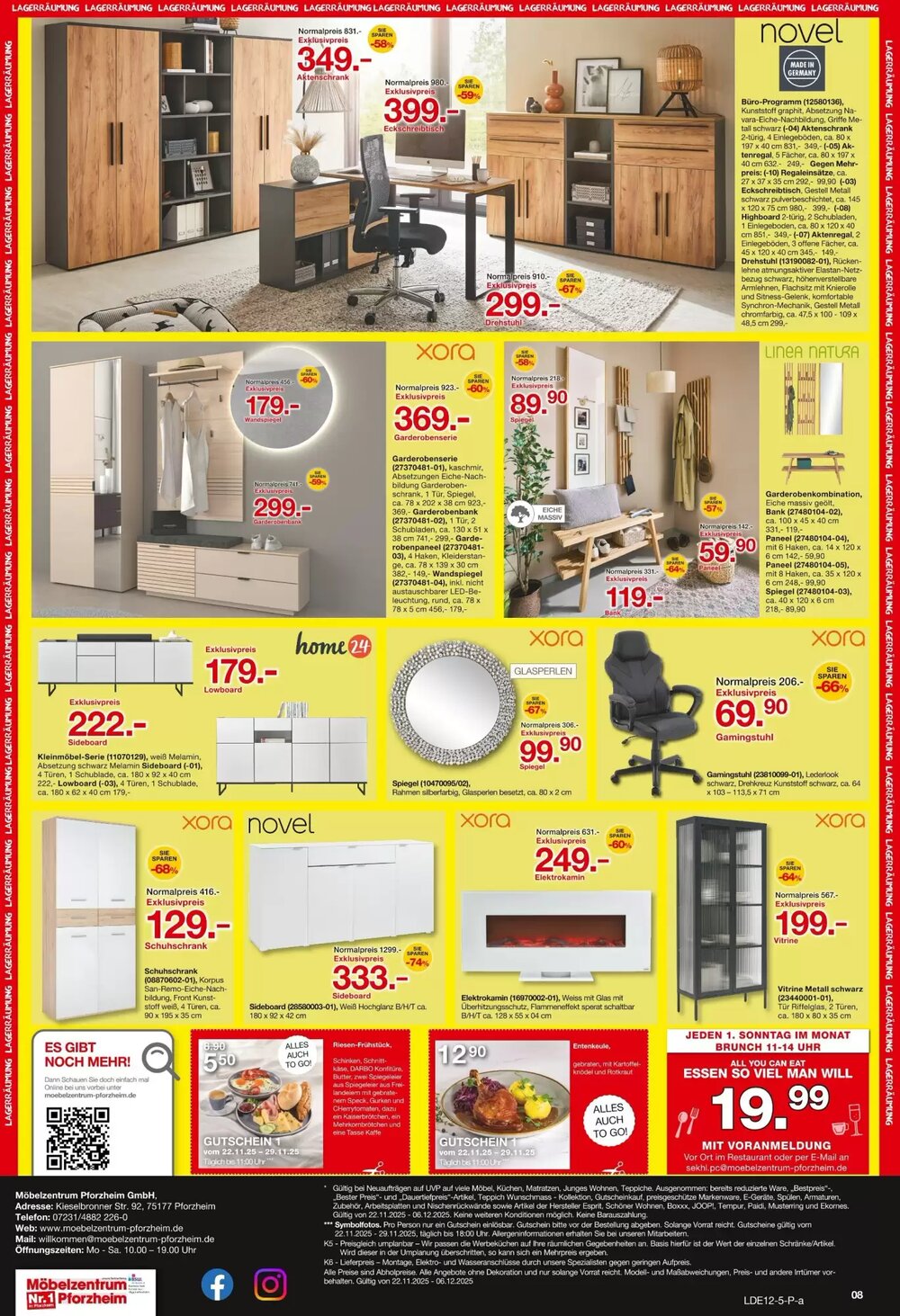 Möbelzentrum Pforzheim Prospekt (ab 22.11.2025) zum Blättern - Seite 8