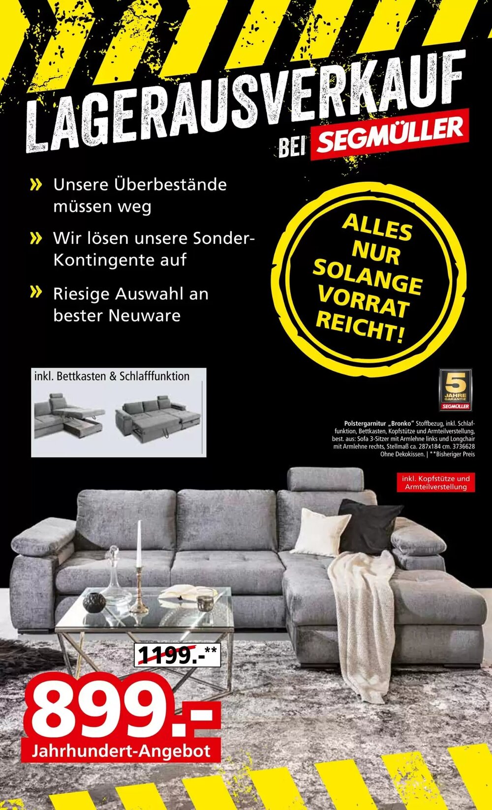 Segmüller Prospekt (ab 22.11.2025) zum Blättern - Seite 1