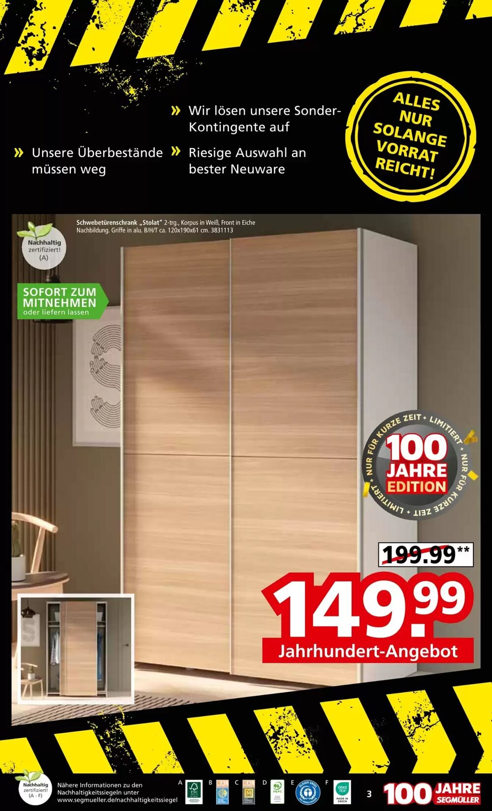 Segmüller Prospekt (ab 22.11.2025) zum Blättern - Seite 3