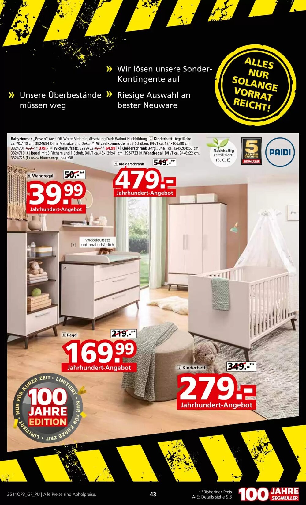 Segmüller Prospekt (ab 22.11.2025) zum Blättern - Seite 43