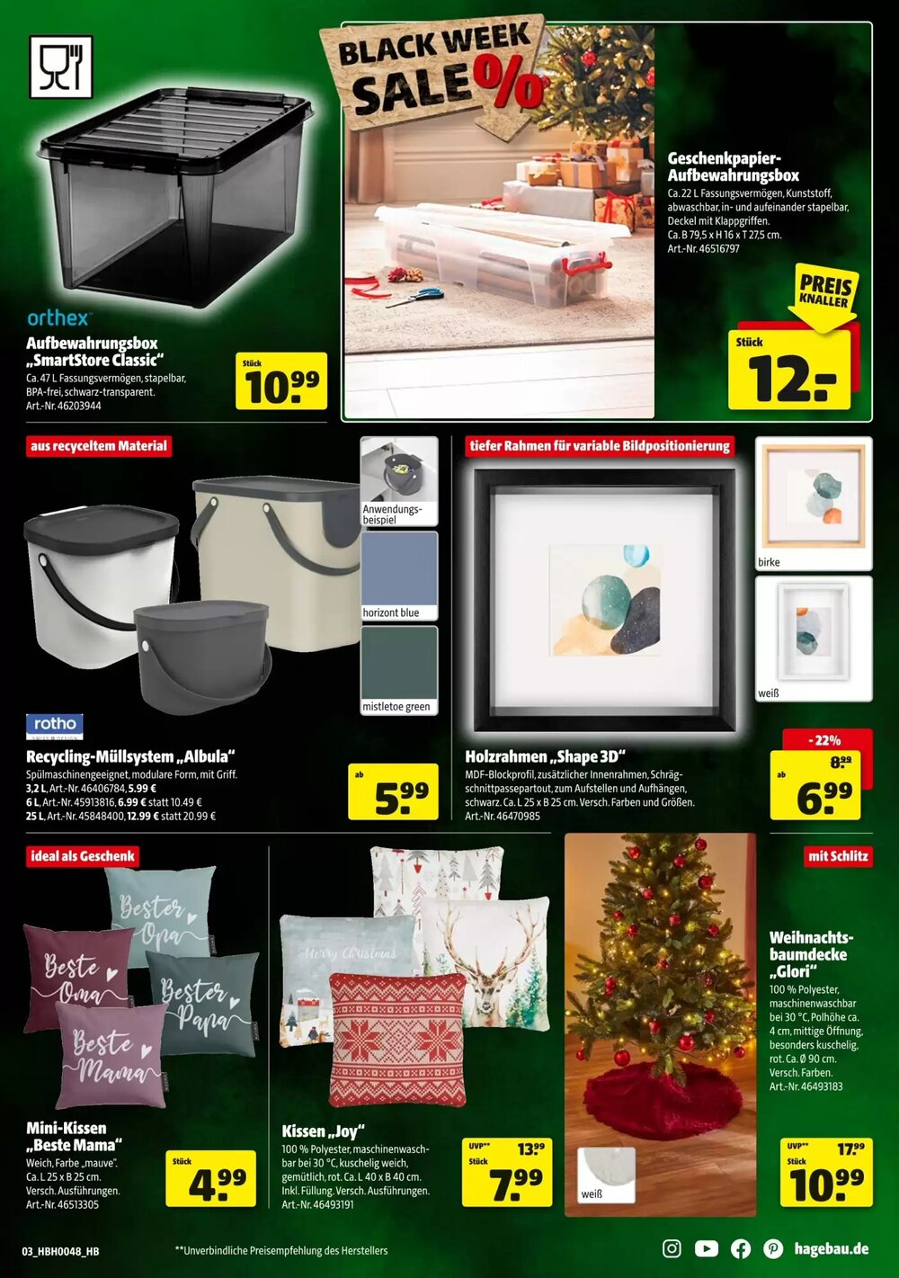 Hagebau Prospekt (ab 22.11.2025) zum Blättern - Seite 3