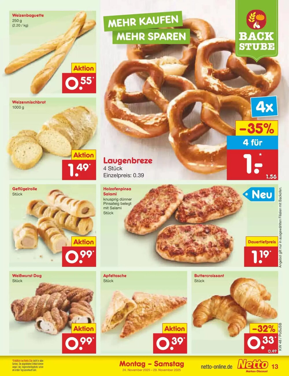 Netto Marken-Discount Prospekt (ab 23.11.2025) zum Blättern - Seite 13