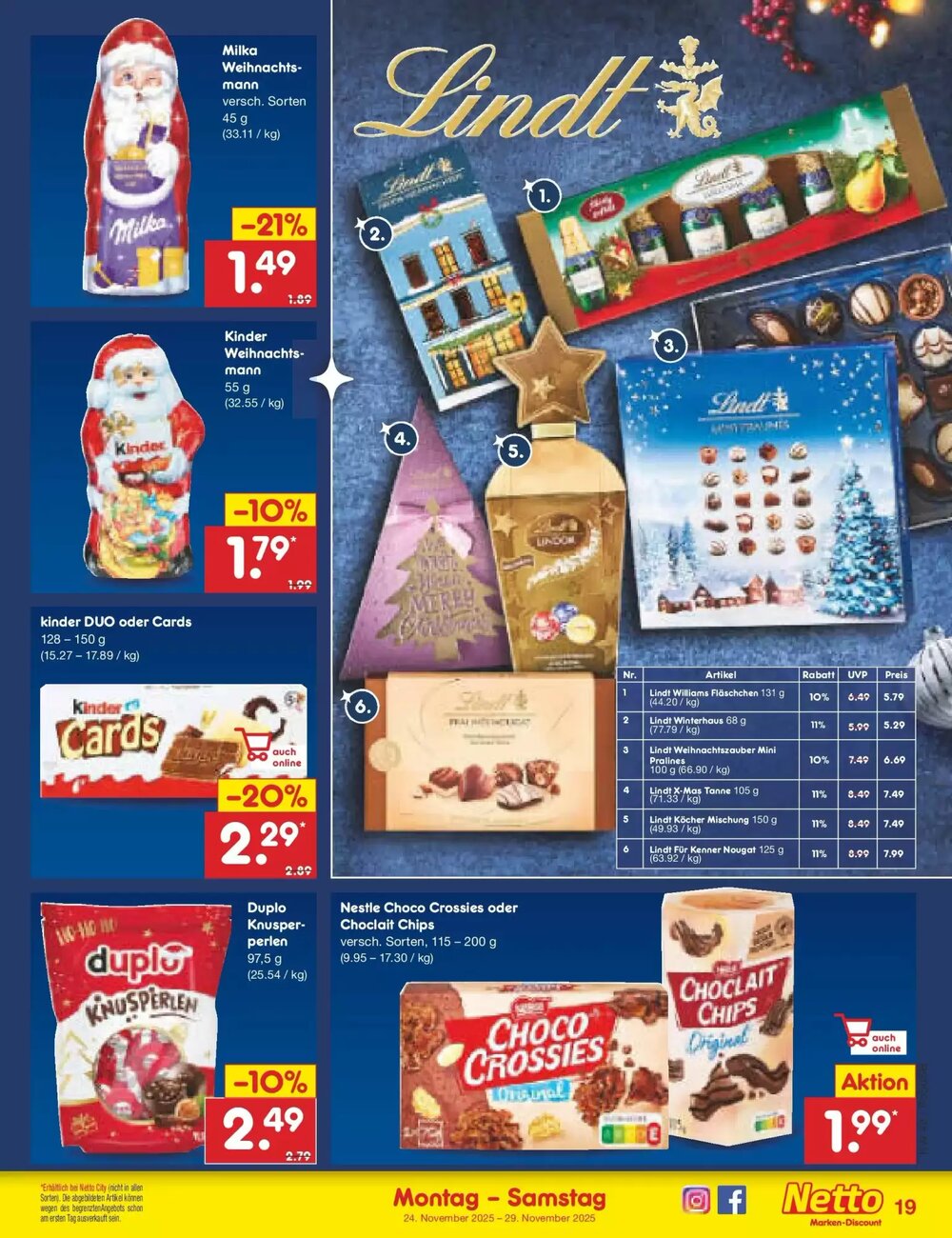 Netto Marken-Discount Prospekt (ab 23.11.2025) zum Blättern - Seite 19