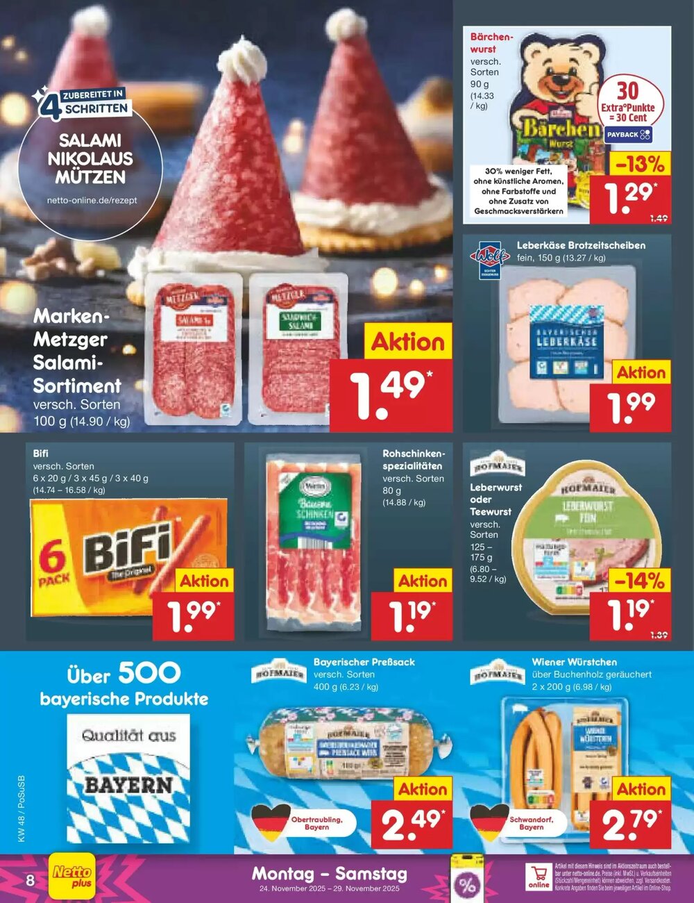 Netto Marken-Discount Prospekt (ab 23.11.2025) zum Blättern - Seite 8