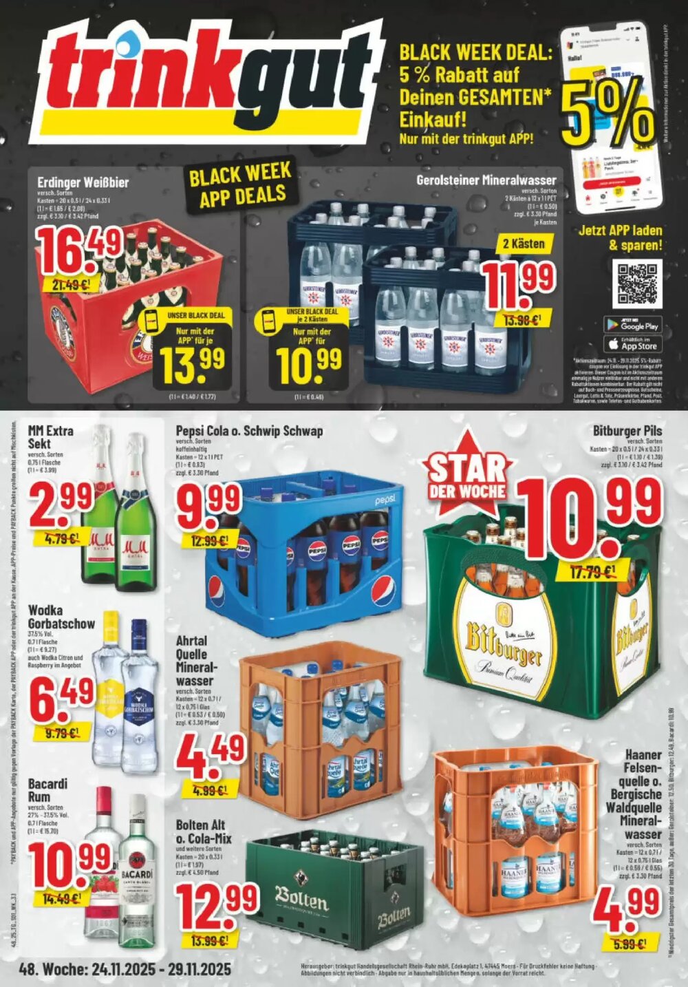 trinkgut Prospekt (ab 23.11.2025) zum Blättern - Seite 1